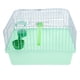 thumbnail image 2 of Jaula portátil para pájaros con bebedero y comedero. Amplia jaula para pájaros para un viaje cómodo. Transportín metálico para pájaros. Jaula de viaje portátil para pájaros., 2 of 8