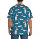 thumbnail image 3 of Fotbe Festive Dachshund Fun Camisa Estampada de Manga Corta para Hombre, Casual de Verano, Estilo Playero, Sin Arrugas-Small, 3 of 5