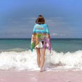 thumbnail image 2 of Squishmallow Toalla de playa de secado rápido con diseño temático, regalo para mujeres y niñas, ideal para cumpleaños, fans, amantes de la música, uso en la playa o al aire libre, 78 × 150 cm, 2 of 6