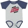 thumbnail image 3 of Inktastic I Love Racing with Tire Marks Boys or Girls Baby Bodysuit, 3 of 5