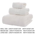 thumbnail image 2 of Large Bath Towels 3 Pack | 100% Long-Staple Cotton | 600 GSM Ultra Soft & Absorbent | Quick Dry Spa Towels for Bathroom, Hotel & Home Use, 2 of 5