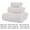 A, variant on Luxury 600 GSM Hotel Bath Towels 3-Pack, 100% Long-Staple Cotton, Ultra Soft, Quick Dry & Highly Absorbent, 27.6x55.1in Large Size, White