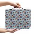 thumbnail image 2 of HELLHERO Tropical Floral Print Church Bible Bag, Lightweight PU Leather Bible Cover Case for Christian Prayer Study Christian Study, Waterproof Book Protector Handbag, 2 of 12