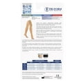 thumbnail image 4 of Truform Bas Cuisse, Bout Ouvert, Dessus à Pois : 20 - 30 mmHg, Noir, 2X-grand, 4 of 7