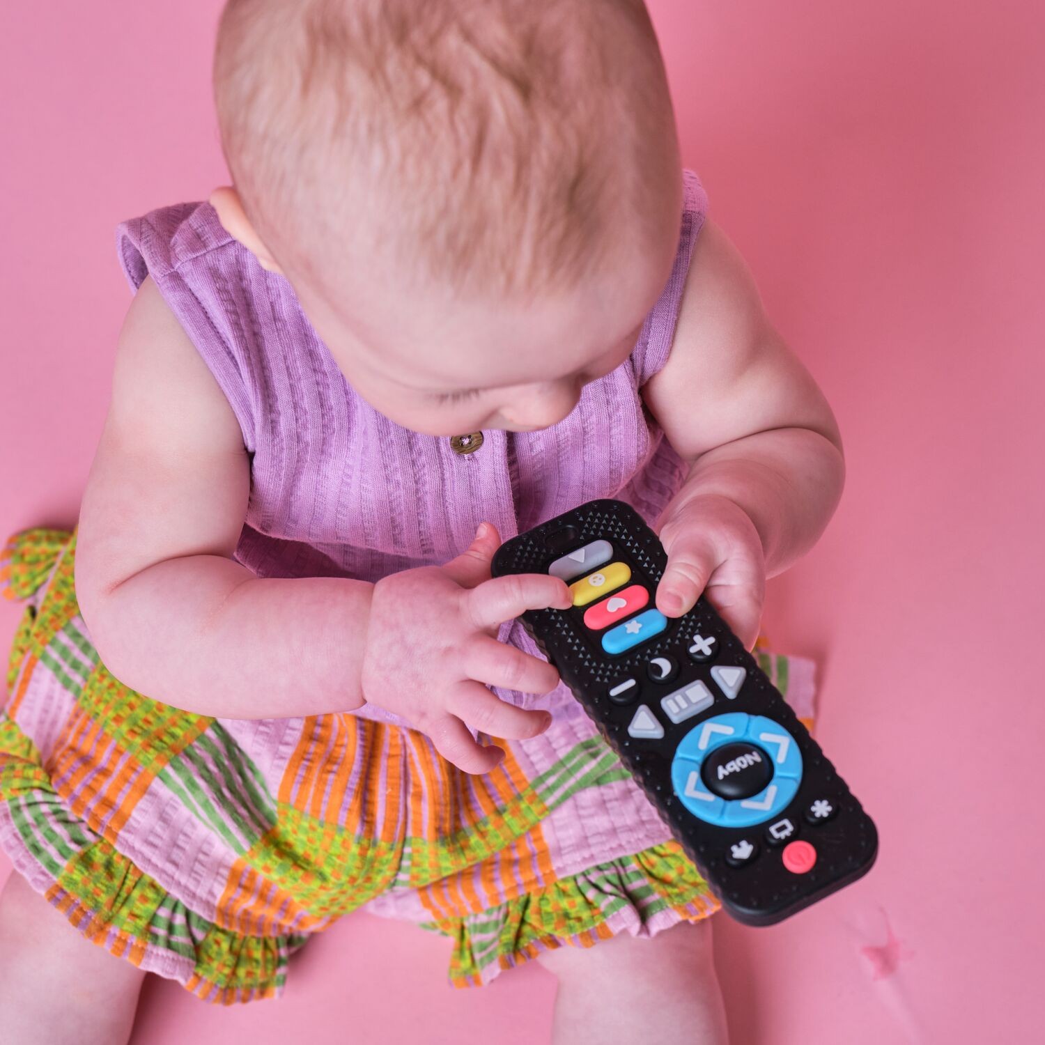 Nuby Silicone Television Remote Teether Toy photo 3