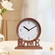 thumbnail image 2 of Reloj de escritorio silencioso para oficina, reloj de mesa decorativo para decoración del hogar y el dormitorio. B-Marrón, 2 of 8
