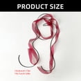 thumbnail image 3 of Women Skinny Scarf Lace Thin Lace Belt Long Tie Scarf Bag Handle Wrap Choker Elegant Scarf Decoration, 3 of 8
