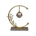 thumbnail image 2 of Adorno de Cristal Geométrico Metálico, Escultura Decorativa para Mesa, Arte en Hierro con Color Dorado, 20.5 x 12.5 x 4 cm para Decoración de Hogar u Oficina., 2 of 6