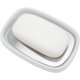 thumbnail image 2 of Jabonera de cerámica Jabonera de acero inoxidable para baño y ducha Jabonera de drenaje de doble capa ACTIVE  Biensenido a ACTIVE, 2 of 5