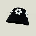thumbnail image 5 of Sunproof Crochet Bucket Hat Ladies Spring Commute Camping Fisherman Hat with Flower Pattern for Girlfriend, 5 of 9