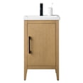 thumbnail image 6 of Vanity Art 20” Single Sink Bathroom Vanity Cabinet with Ceramic Countertop, 6 of 12
