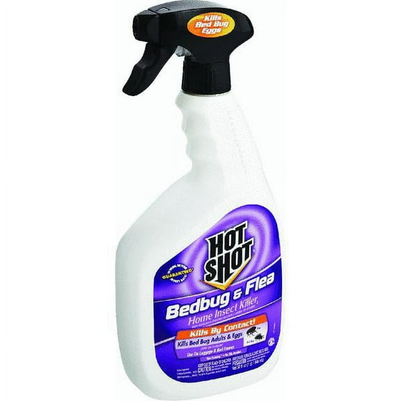 Spectrum Brands Hot Shot Flea & Bedbug Killer Insecticide Spray - Indoor Use - 5 Pack, 32 Oz.