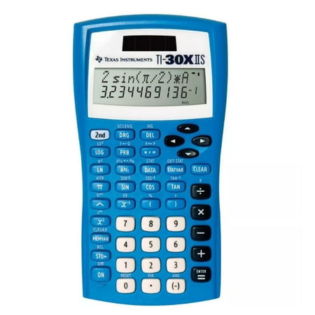 Texas Instruments TI-30X IIS Scientific Calculator- Light Blue