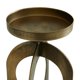 thumbnail image 5 of Portavelas de pilar hecho a mano de metal dorado con 3 velas, juego de 3, 5 of 5