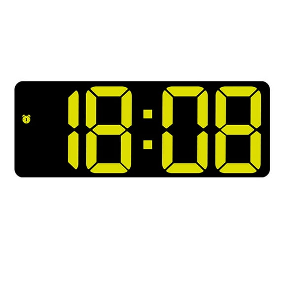 Colorful Voice-Controlled Electronic Clock: Large Display For Easy Time