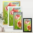 thumbnail image 4 of Designart 'Ancient Red Tulips Flowers III' Traditional Framed Art Print, 4 of 4