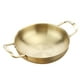 thumbnail image 5 of Estilo Español Paella Pan s Acero Inoxidable Coreano Pollo Frito Arrocera Utensilios de Cocina, Camping Al Aire Libre 20 cm de oro Macarena Paellera de acero inoxidable, 5 of 8