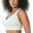 thumbnail image 4 of Women's Parfait P5482 Adriana Lace Bralette with J-Hook (Pearl White 36E), 4 of 6