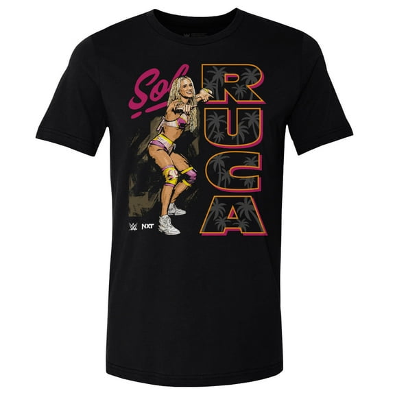 Men's 500 Level Black Sol Ruca Vertical Name T-Shirt