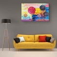 thumbnail image 5 of Startonight Canvas Wall Art Colored Lollipops Abstract Painting Framed 32" x 48", 5 of 6