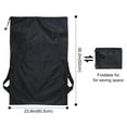 thumbnail image 3 of Nomeni Home Textile Storage,Storage Case,Black Backpack Laundry Bag with Shoulder Straps Large Travel Backpacks Extrawith Drawstring Closure for College Travel Laundromat Apartment Outdoor（3Pcs）, 3 of 7