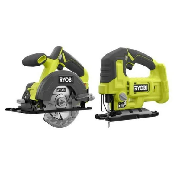 ONE  18V Cordless 2-Tool Combo Kit with 5-1/2 in. Circular Saw and Jig Saw (Tools Only)