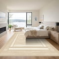 thumbnail image 3 of ODIKA 2'x3' Machine Washable Non-Slip Area Rug, Geometric Beige High Traffic Rug, Beige, 1040658, 3 of 7