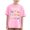 Pink, variant on MIXUE Baby Girls Tops & T-Shirts Summer Dinosaur Letter Print Crew Neck Short Sleeve Loose Casual T Shirts Sportwear,Black,18-24 Months