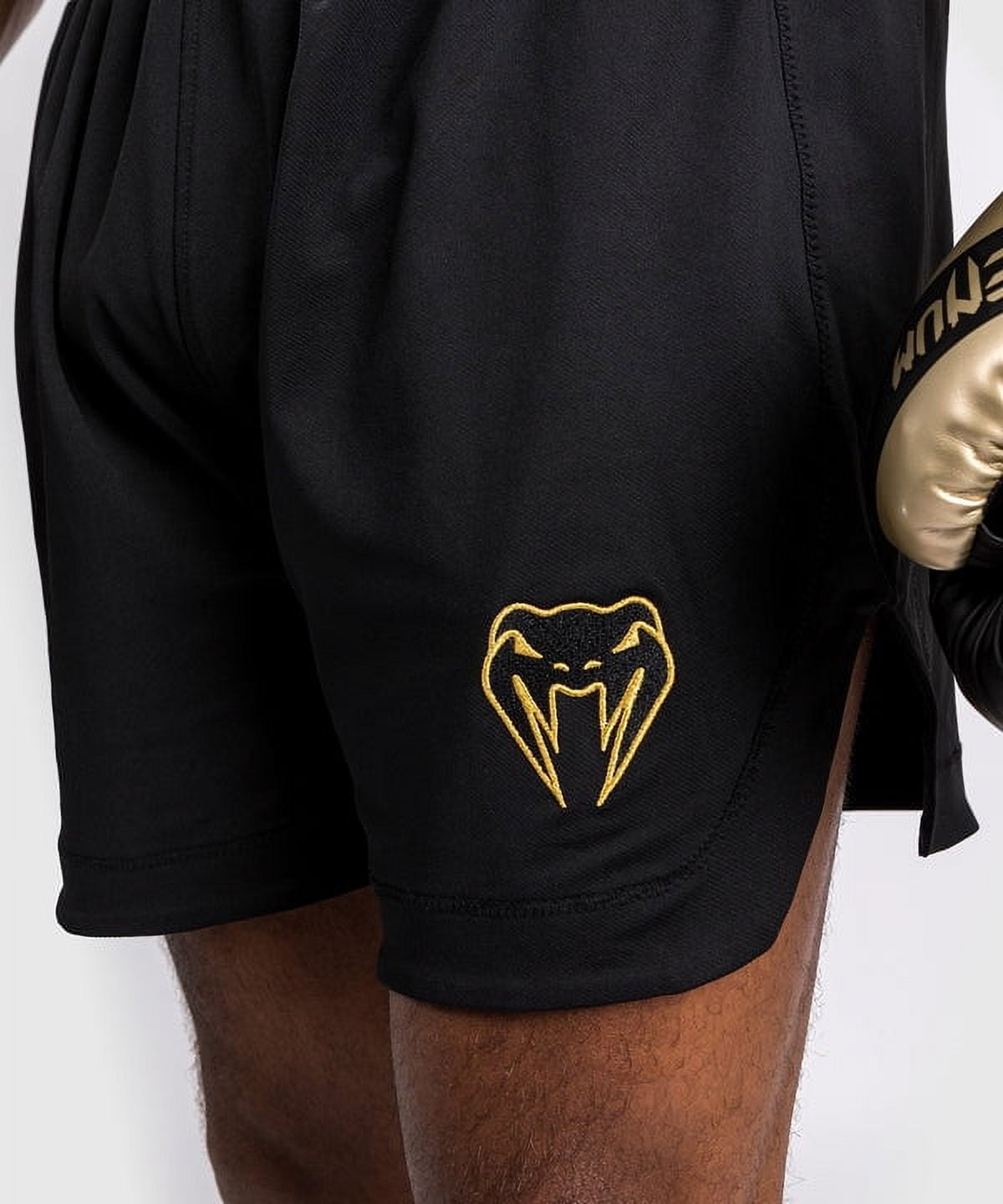 Venum Classic Boxing Shorts - Black/Gold-S