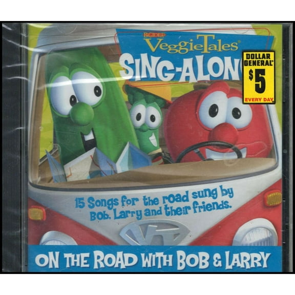 VeggieTales Sing-Along: 15 Songs for The Road Sung by Bob, Larry, and Their Friends (Music CD)