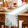 thumbnail image 5 of Sage Green Wisteria Table Runner 90 Inches, Sprinng Summer Pastoral Botanical Bed Runner Dresser Scarves Tabletop for Indoor Outdoor Parties/Ceremony/Banquet, 13" x 90", 5 of 9