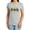 Athletic Heather, variant on Batman Little Logos Women's T Shirt, Carolina Blue, Medium