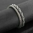 thumbnail image 3 of Brazalete de acero Sonducket doble capa color dorado, 3 of 6