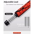 thumbnail image 2 of Weighted Cotton Rope Workout Heavy Jump Rope, Adjustable Skipping Rope with Ball Bearing Non-Slip Plastic Handle for Training Cardio Endurance Fitness Exercise, 2 of 5