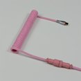 thumbnail image 3 of Conector de aviación tejido tipo C a cable de aviador de teclado mecánico USB (rosa) Tmvgtek Para Estrenar, 3 of 4