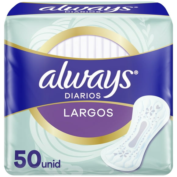 Protectores Diarios Largos Always, 50 pzas