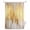 White Lemon Yellow, variant on Shower Curtains for Bathroom-36"x72",Gold Foil Abstract Geometric Waterproof Bath Curtain Grommet Shower Curtain Set with Hooks
