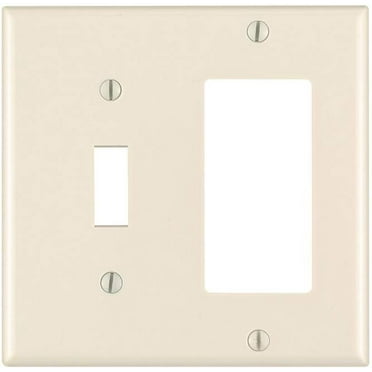 Leviton Decora Rocker/Toggle Combination Wall Plate