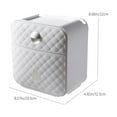 thumbnail image 3 of Birdeem Toilet Paper Towel Box-Toilet Press Paper Organizer Box-Free Perforation Roll Paper Drawer Toilet Paper Box-No Water Inlet Toilet Paper H-Older, 3 of 9