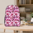 thumbnail image 5 of Sikiie Orchids Flowers Clear Backpack, Transparent Bookbag for School for Women Men, Capacity Clear Bag for College, Travel, 5 of 7