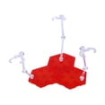 thumbnail image 2 of TISHITA Support de Support de Socle de Figurines Robustes pour Figurines de Modèle 1/144 Jouets Rouge Clair, 2 of 8