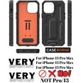thumbnail image 2 of CaseBorne ArmadilloTek V Case for [iPhone 13 Pro Max] with Built-in Screen Protector & Kickstand Full-Body Multi-Layer Rugged - Black, 2 of 5