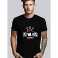 thumbnail image 1 of T-shirt Graphique de Jeu de Quilles Décontracté pour Hommes - Col Rond, Manches Courtes, Tissu Extensible, Lavable en Machine - Parfait pour les Sorties d'Été, 1 of 7
