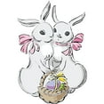 thumbnail image 2 of CafePress - Easter Rabbits Long Sleeve Infant T Shirt - Long Sleeve Infant T-Shirt, 2 of 2