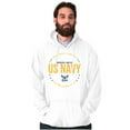 thumbnail image 5 of US Navy Logo Anchors Aweigh Est 1775 Hoodie Sweatshirt Women Men Brisco Brands X, 5 of 6