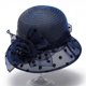 thumbnail image 1 of Karight Dress Hats for Women Fashionable Sun Fascinators Hat Women's Wide Brim Church Bridal Tea Party Wedding Hat, 1 of 3