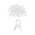 thumbnail image 4 of 100x Plant Clips Flower Plant Clamps Flower Cucumber Vertical Gardening Tool, Portable Flower Vine Stem Clips Tomatoes Vine Clips for Orchid 1.7cm Clear, 4 of 9