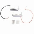 thumbnail image 2 of Conjunto de 4 Pastillas de Puente de Cuello de Humbucker de Guitarra EléCtrica para Accesorios de Guitarra LP Cromados, 2 of 5