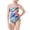 N0-Pink, variant on Hellosay One Piece Swimsuits for Juniors Back Cutout Swimwear Summer Beachwear Print Beach Bathing Suit Size 2-14 Purple