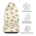 thumbnail image 4 of Sigee Kawaii Bear for Universal Car Seat Covers, Premium Car Seat Protector Set for Cars, SUVs, Trucks, 4 of 5
